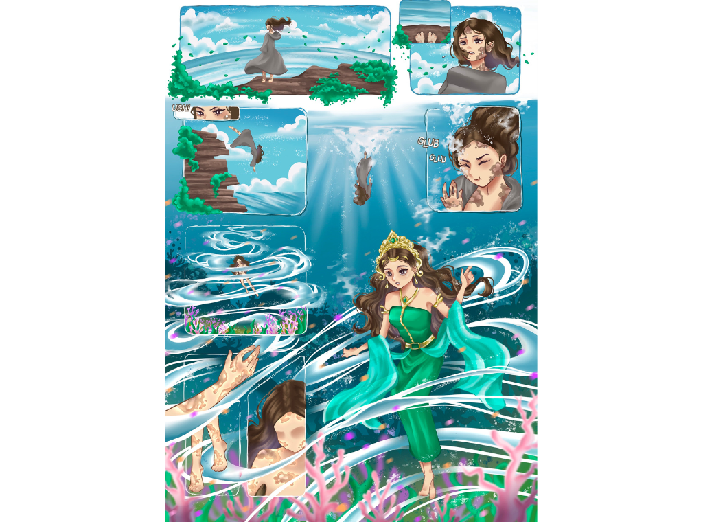 Nyi Roro Kidul Comic Illustration